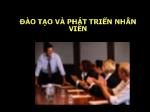 Đào tạo và phát triển nhân viên