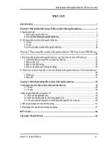 Đầu tư phát triển nguồn nhân lực (Vì mô và vi mô)