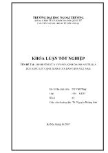 Đề tài Ảnh hưởng của văn hóa kinh doanh Australia đến năng lực cạnh tranh của hàng hóa Việt Nam