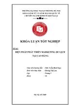 Đề tài Biện pháp phát triển marketing du lịch tại Cao Bằng