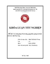 Đề tài Các biện pháp Marketing góp phần quảng bá hình ảnh của vịnh Hạ Long