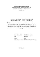 Đề tài Du lịch Việt Nam: cơ hội, thách thức và các biện pháp thúc đẩy hƣớng tới phát triển bền vững