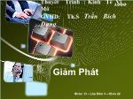Đề tài Giảm phát