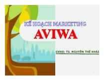 Đề tài Kế hoạch marketing AVIWA