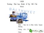 Đề tài Phương thức vận tải tàu chuyến