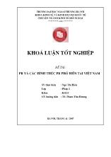 Đề tài : PR và các hình thức pr phổ biến tại Việt Nam