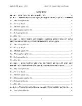Đề tài Quản lý chất lượng – QFD
