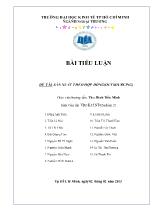 Đề tài : Sản xuất theo hợp đồng(out sourcing)