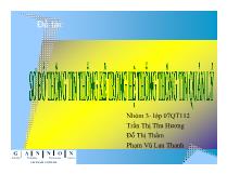 Đề tài Sơ đồ thông tin thống kê trong hệ thống thông tin quản lý
