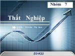 Đề tài Thất nghiệp