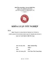 Đề tài Thực trạng và giải pháp sử dụng các công cụ chứng khoán phái sinh trong quản trị rủi ro lãi suất tại các ngân hàng thương mại