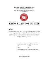 Đề tài Vận dụng marketing vào đẩy mạnh kinh doanh dịch vụ vận tải hàng không tại hãng hàng không quốc gia Việt Nam trong bối cảnh hội nhập kinh tế quốc tế