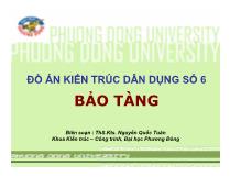 Đồ án Kiến trúc dân dụng số 6 Bảo tàng