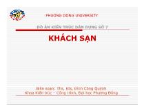 Đồ án Kiến trúc dân dụng số 7