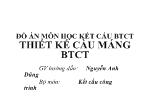 Đồ án Môn học kết cấu bê tông cốt thép Thiết kế cầu máng bê tông cốt thép