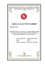 Giải pháp nâng cao năng lực cạnh tranh bảo hiểm hàng hoá xuất nhập khẩu chuyên chở bằng đường biển khi Việt Nam gia nhập WTO
