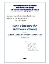 Hành động học tập trở thành kỹ nghệ