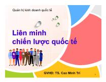 Liên minh chiến lược quốc tế