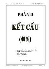 Luận văn tốt nghiệp kỹ sư xây dựng Phần II Kết cấu (40%)