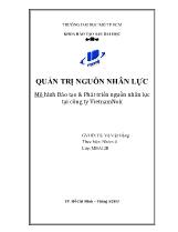 Mô hình Đào tạo & Phát triển nguồn nhân lực tại công ty VietnamNok