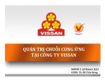 Quản trị chuỗi cung ứng tại công ty Vissan