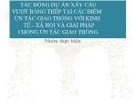 Tác động dự án xây cầu vượt bằng thép tại các điểm ùn tắc giao thông với kinh tế - Xã hội và giải pháp chống ùn tắc giao thông