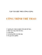 Tập tài liệu nhà công cộng Công trình thể thao