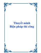 Thuyết minh Biện pháp thi công