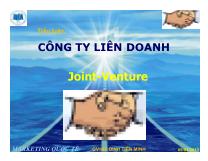 Tiểu luận Công ty liên doanh Joint-Venture
