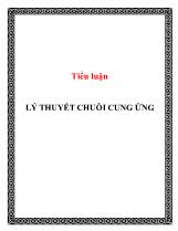 Tiểu luận Lý thuyết chuỗi cung ứng