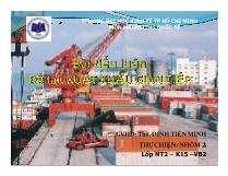 Tiểu luận Xuất khẩu gián tiếp