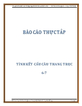 Tính kết cấu câu thang trục 6-7