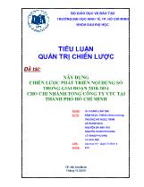 Xây dựng chiến lược phát triển nội dung số trong giai đoạn 2010-2014 cho chi nhánh tổng công ty VTC tại thành phố Hồ Chí Minh