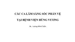 Các ca lâm sàng sốc phản vệ tại bệnh viện Hùng Vương