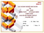 Các doanh nghiệp nhà nước tại Việt Nam nhận thức về hoạch định chiến lược cho xã hội trong thời kỳ chuyển tiếp
