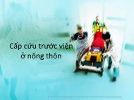 Cấp cứu trước viện ở nông thôn