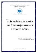 Đề tài Giải pháp phát triển thương hiệu Ngân hàng TMCP Phương Đông