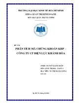 Đề tài Phân tích mã chứng khoán KHP – công ty cổ phần điện lực Khánh Hòa