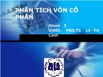 Đề tài Phân tích vốn cổ phần