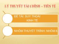 Đề tài : Suy thoái kinh tế