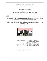 Hệ thống các sản phẩm huy động vốn của ngân hàng thương mại cổ phần Á Châu (ACB) & kiến nghị áp dụng sản phẩm huy động tiết kiệm tích lũy mua nhà