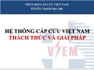 Hệ thống cấp cứu Việt Nam Thách thức và giải pháp