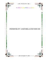 Infertility and related issues