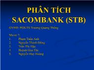 Phân tích Sacombank (STB)