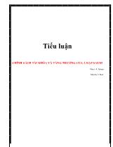 Tiểu luận Chính sách tài khóa và tăng trưởng của Ả Rập Saudi