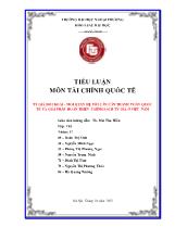 Tỷ giá hối đoái – mối quan hệ với cán cân thanh toán quốc tế và giải pháp hoàn thiện chính sách tỷ giá ở Việt Nam