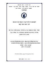 Đề tài Vốn bằng tiền và các khoản phải thu tại công ty cổ phần bệnh viện máy tính quốc tế Icare