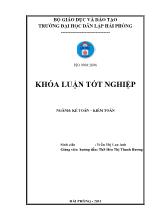 Khóa luận Hoàn thiện công tác lập và phân tích bảng cân đối kế toán tại công ty TNHH Vân Long