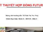 Lý thuyết hợp đồng Future