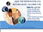 Một mô hình đánh giá rủi ro quốc gia đối với Trung Quốc